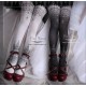 Red Maria Snowy Church Tights